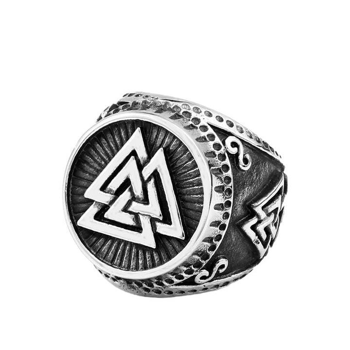 Viking Ring - Triple Valknut