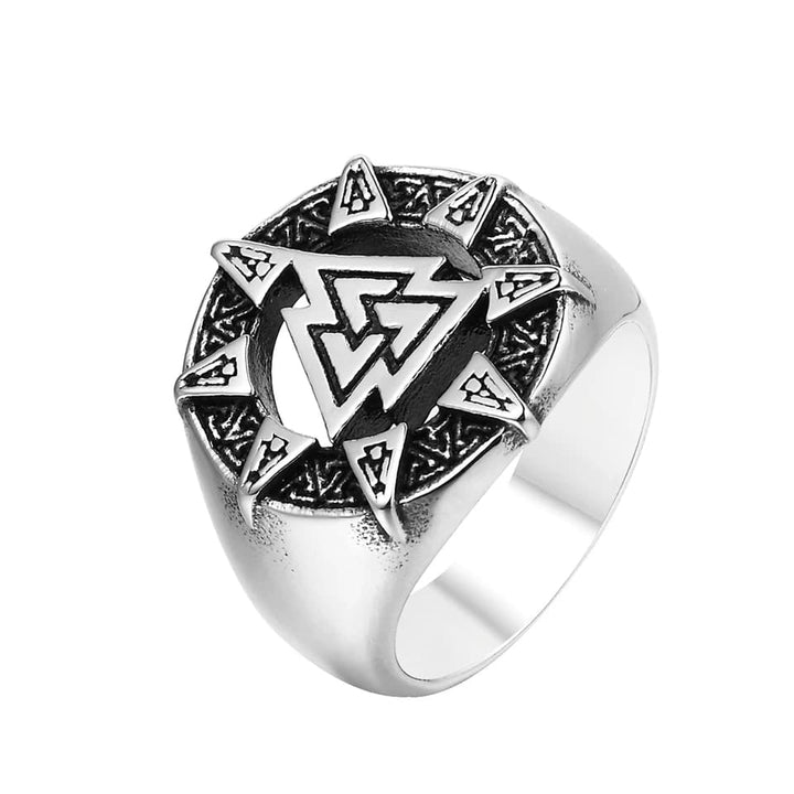 Viking Ring - Valknut Symbol