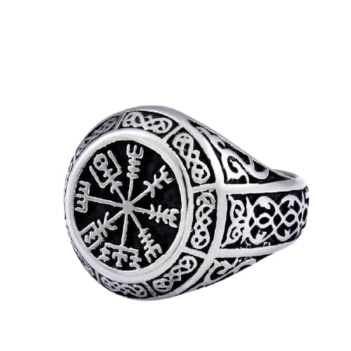 Viking Ring - Vegvisir Knots