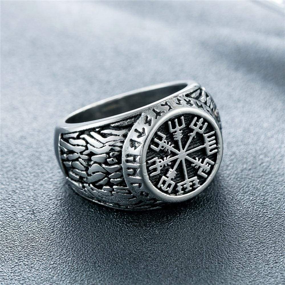 Viking Ring - Vegvisir Runes