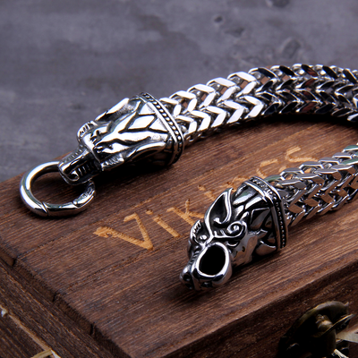 Viking Bracelet - Fenrir Norse Wolf