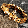 Viking Bracelet - Golden Mjölnir