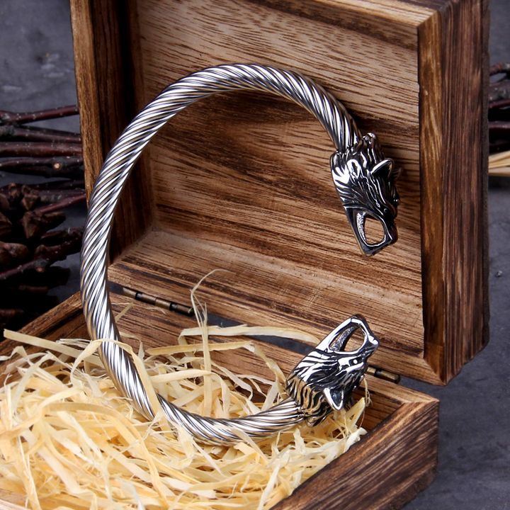 Viking Bracelet - Norse Wolf