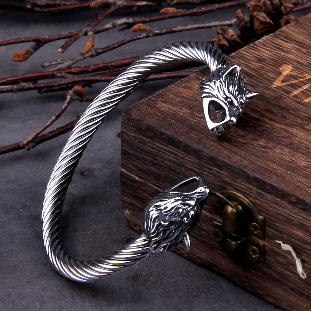 Viking Bracelet - Norse Wolf