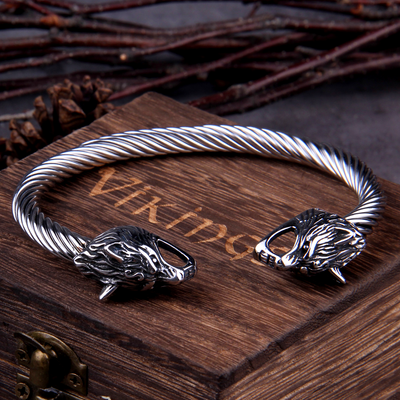 Viking Bracelet - Norse Wolf