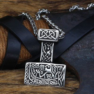 Thors Hammer Necklace - Boat knot