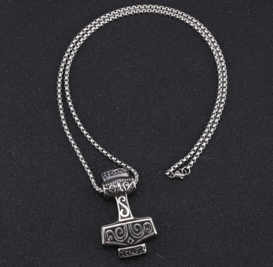 Thors Hammer Necklace - Celtic Style