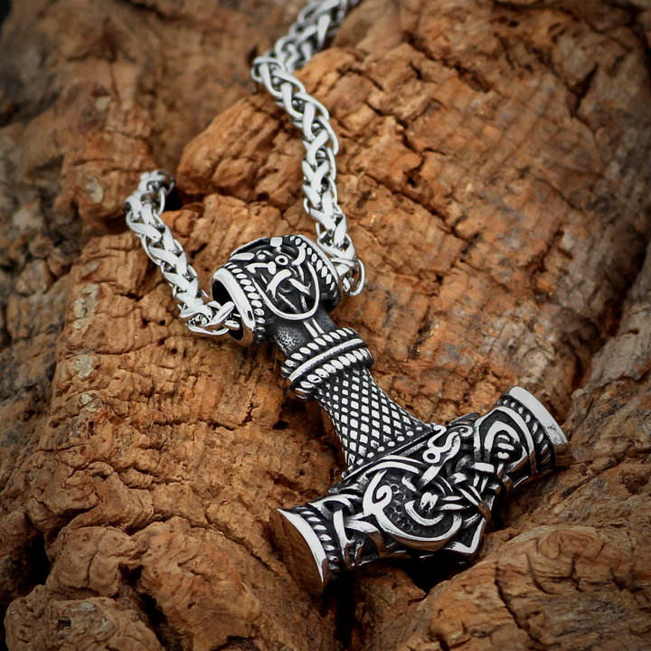 Thors Hammer Necklace - Jormungandr