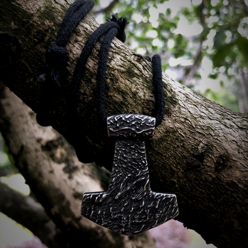 Thors Hammer Necklace - Hand forged