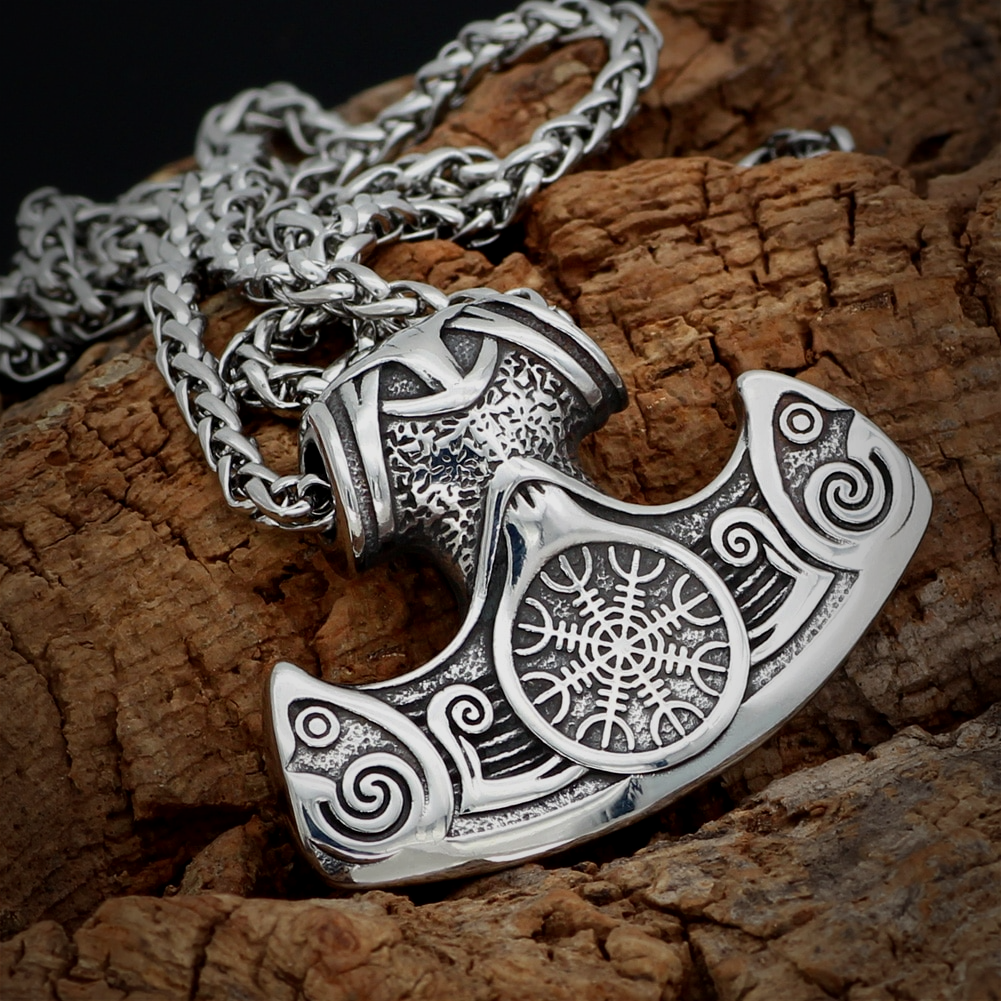 Thors Hammer Necklace - Helmet of Awe